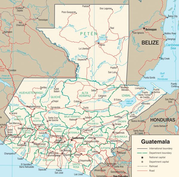 Carreteras importantes de Guatemala