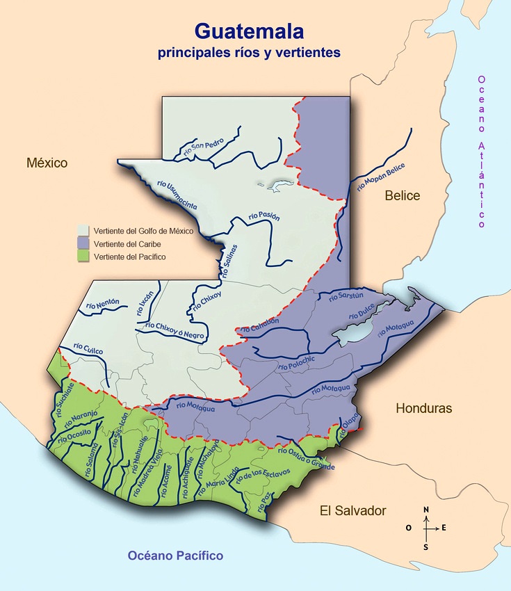 Principales ríos de Guatemala